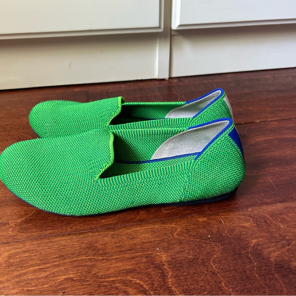 Kids Green Loafer Rothys size 2